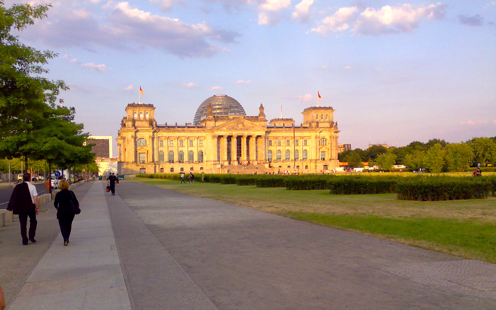 Reichstag im Abendlicht 2010